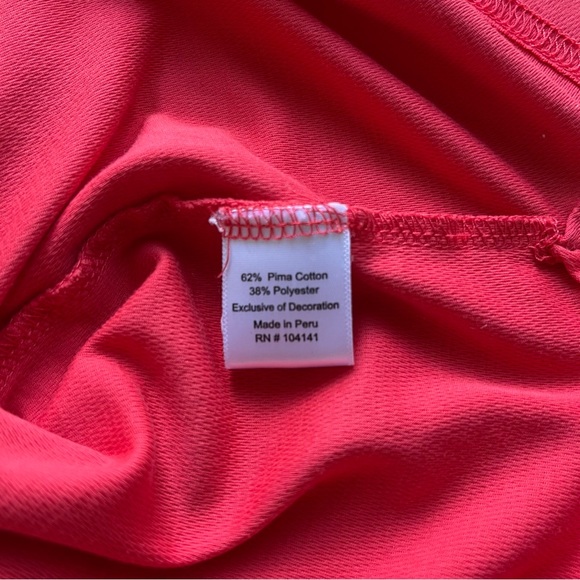 Walter Hagen Hydro-Dri Golf Polo, Salmon, Size M - Picture 6 of 7